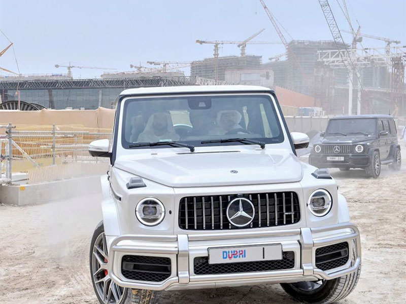 شاهد الشيخ محمد بن راشد خلال تفقده مشاريع البنية التحتية لـ إكسبو 2020 دبي